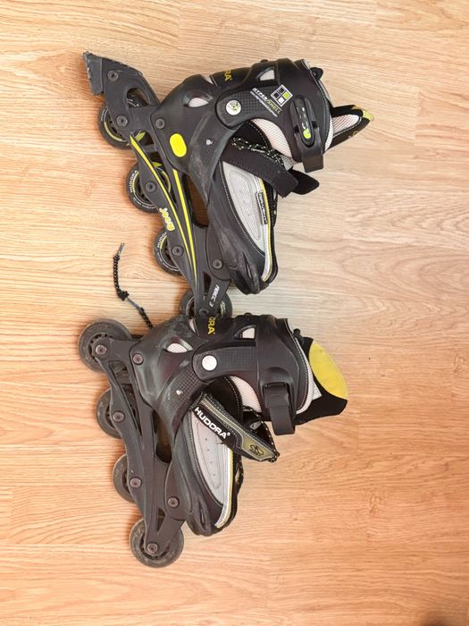 Детски ролери HUDORA №34-37 плюс комплект наколенки и налакътници