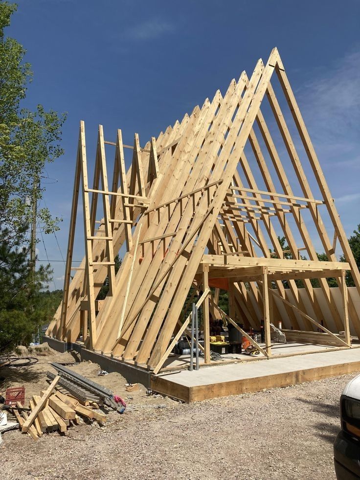 Construim case si cabane A - frame
