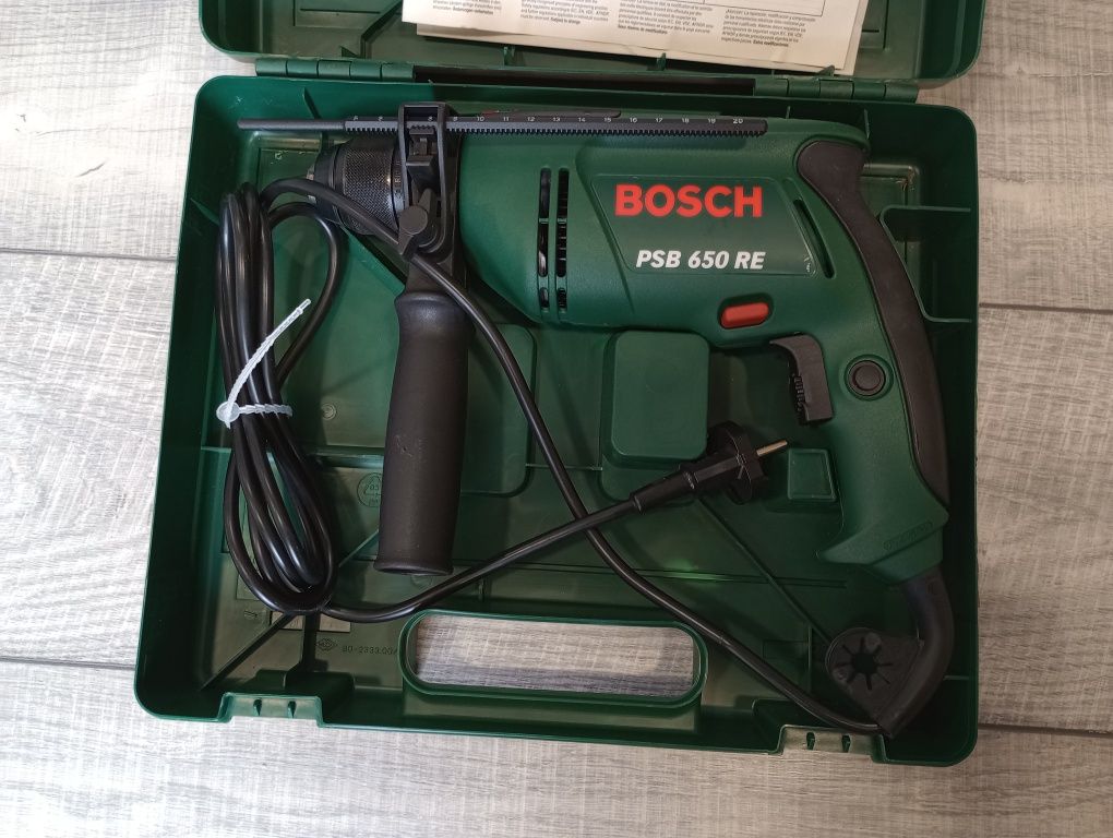 Bosch PSB 650 RE ударна бормашина Made in Switzerland