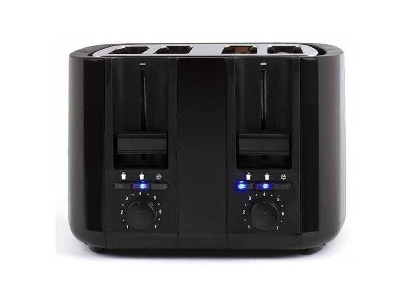 Тостер за 4 Филии Хляб Livoo Feel Good Moments, 1500W, Черен