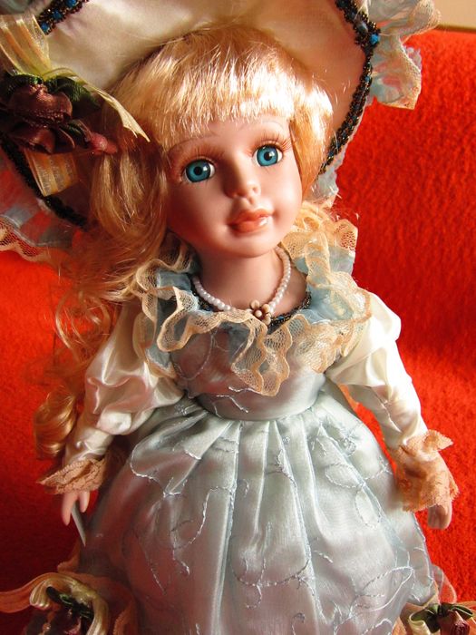 cadou rar Papusa Collectable Doll Reinart handmade 1980 Germania