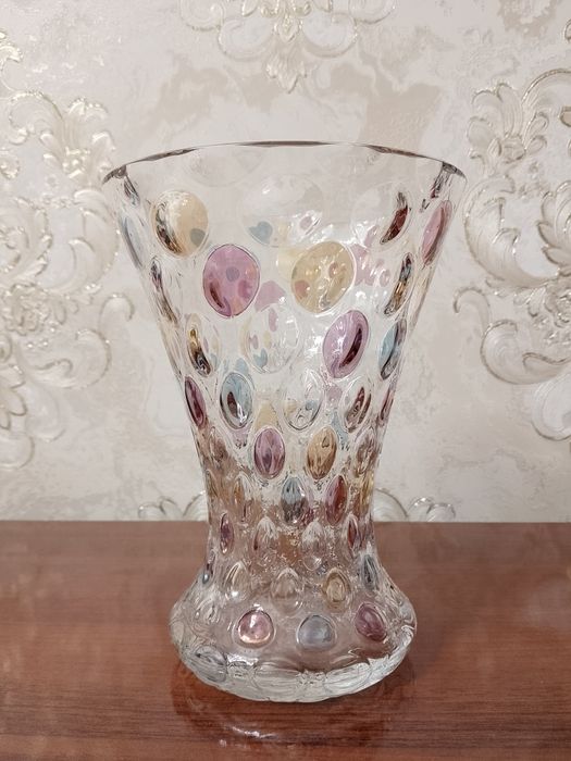 Ваза- шар и ваза для цветов "Nemo".  Богемия.