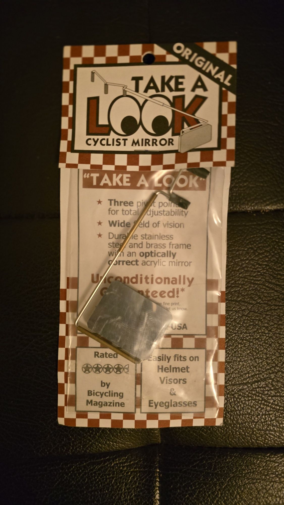Oglinda retrovizoare pentru biciclisti, "Take a look"