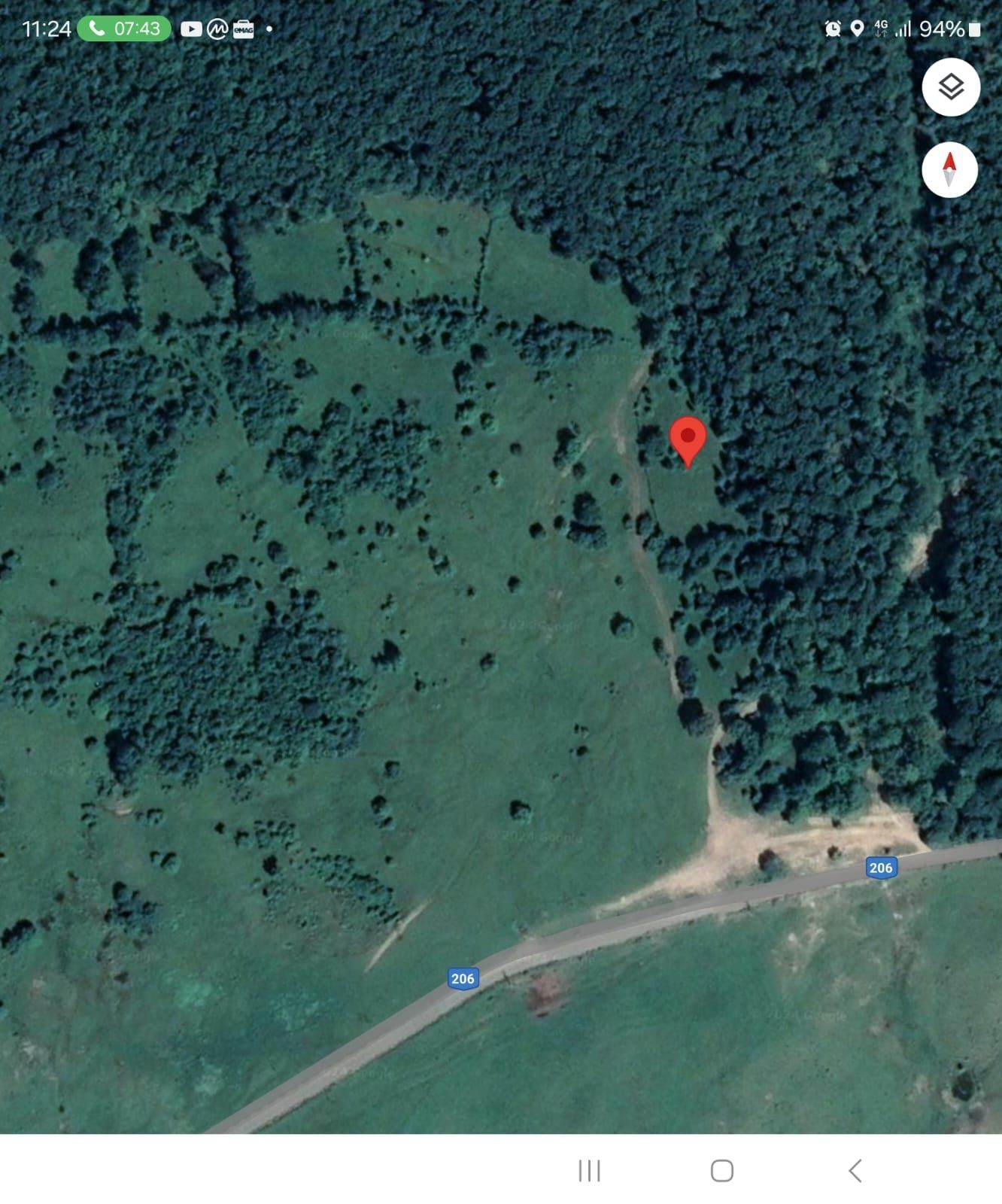 Teren Loturi Talea-Breaza lângă pădure