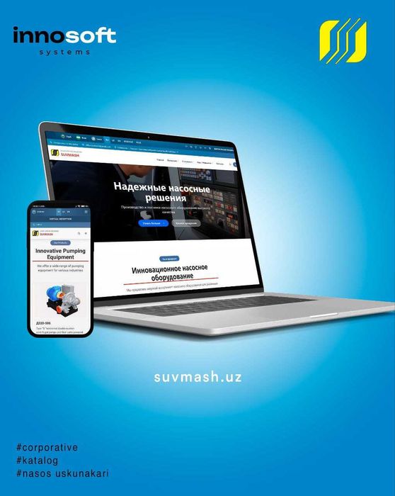 IT Xizmatlari: Sayt, Onlayn do'kon, Mobil Ilova, Telegram Bot