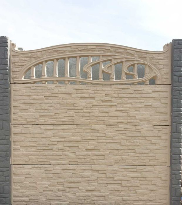 Gard placi beton