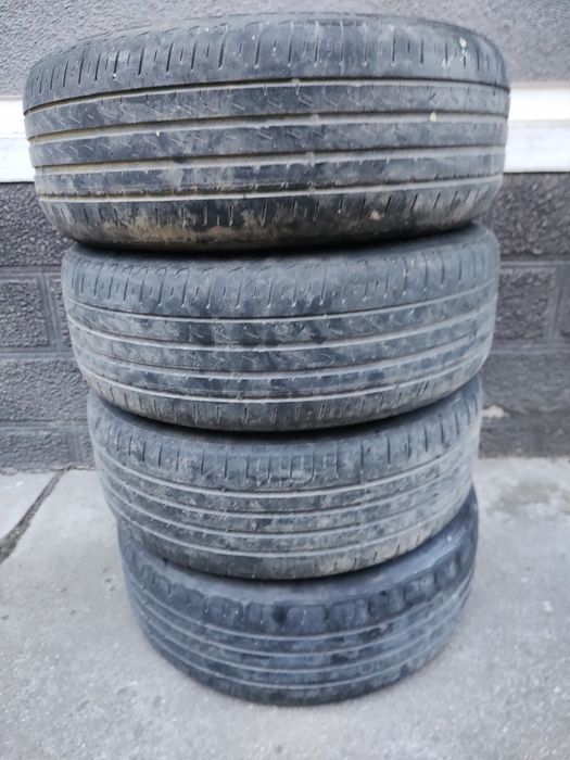 Vând Set Jante Aliaj 5x112 + Cauciucuri 205/55/17 Vara Import Germania