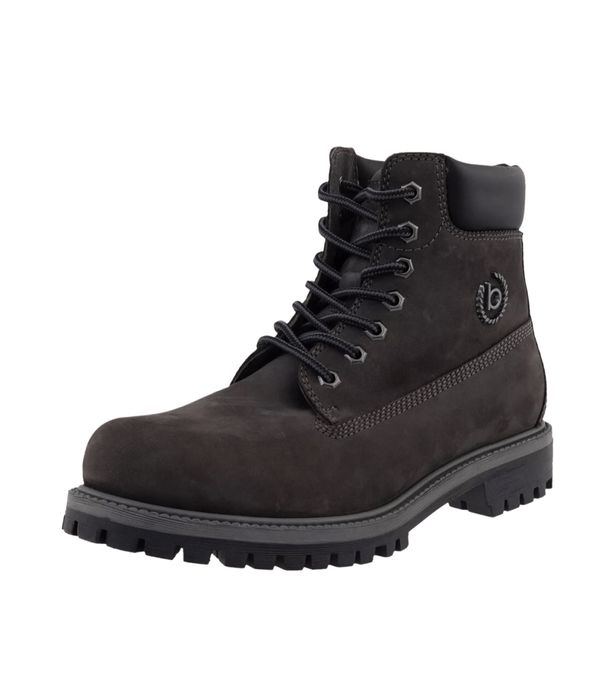 Bugatti Boots ОРИГИНАЛНИ мъжки боти/кубинки естествена кожа - 44/28см