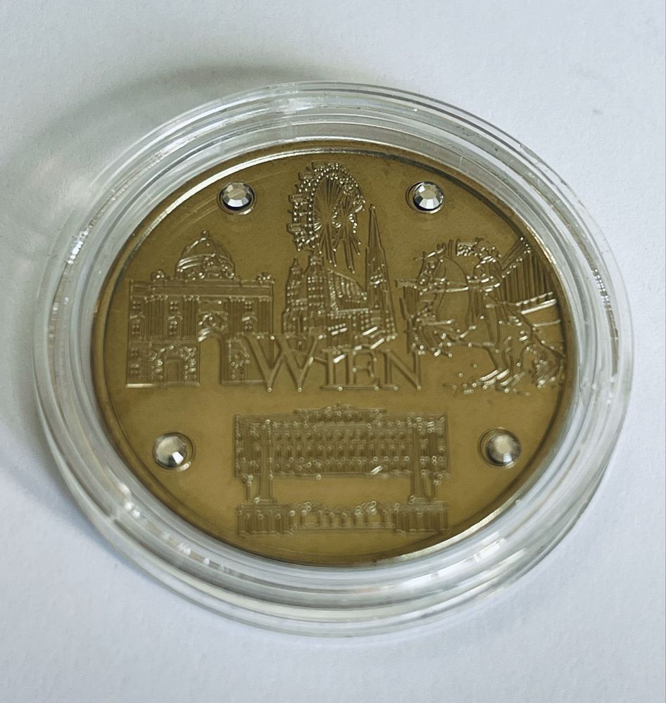 Монета - Austrian Heritage - Wien, Виена, с камъни Сваровски