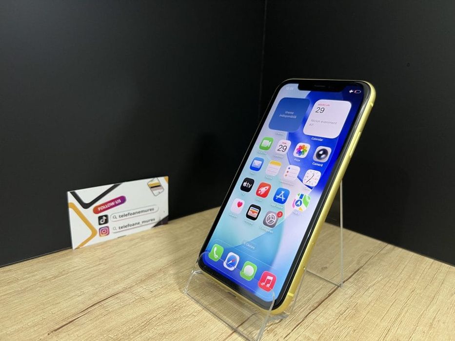 iPhone 11 64Gb Yellow FACE-ID DEFECT Second-Hand Bun 3 ani garanție, T