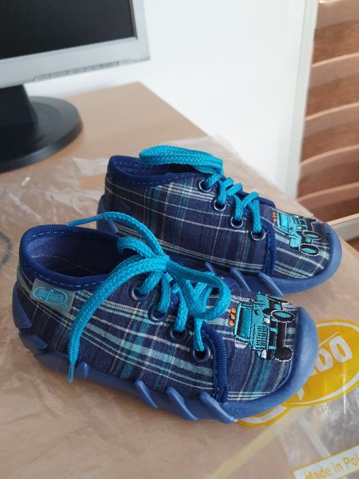 Бебешки обувки за прохождане с дишащо ходило Befado