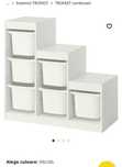 Dulap jucarii + cutii Trofast Ikea
Ansamblu depozitare+cutii