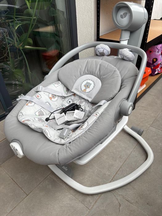 Leagan si balansoar pentru copii Joie Serina 2 in 1, rotativ, Portrait