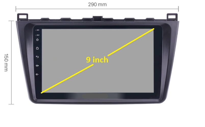 Мултимедия 9" Android 12 за Mazda 3 BL 2008 - 2013 RDS DSP Carplay GPS