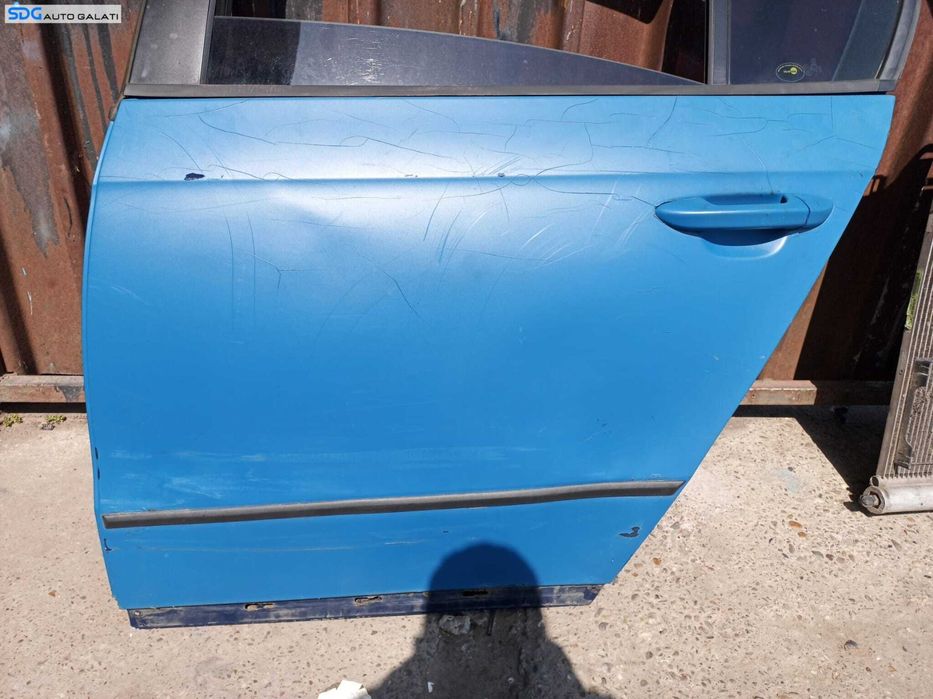 Usa Usi Portiera Portiere Colantata Stanga Spate cu Ondulatii Volkswagen Passat B6 Berlina Sedan 2005 - 2010 [X3495]