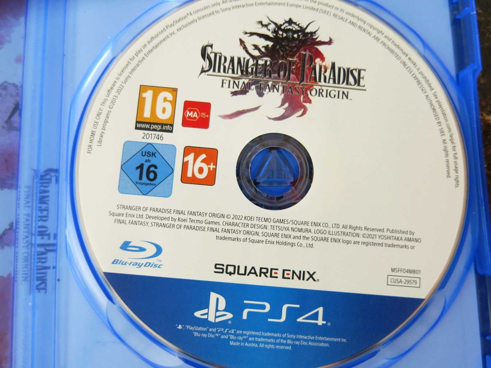 Stranger of Paradise, Final Fantasy Origin, игра за PS4