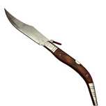 Briceag de vanatoare cricket, lamă oțel inoxidabil, maro, 38 cm