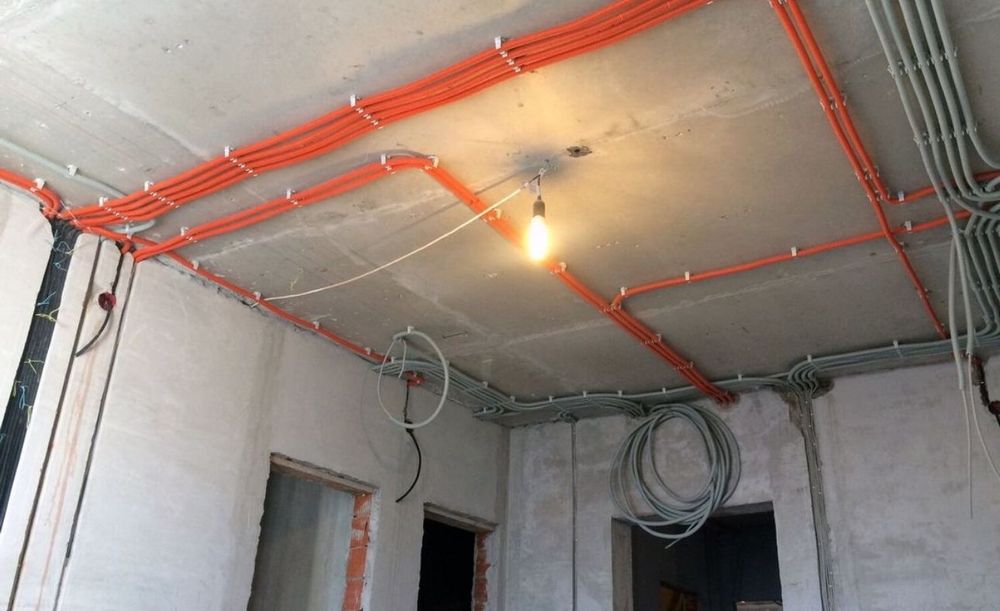 Электромонтажные работы под ключ.