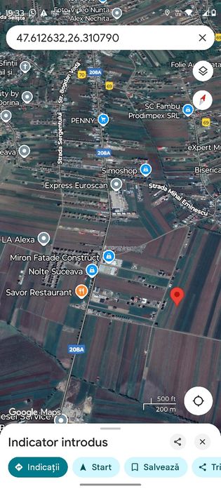 Ipotești:Teren intravilan in Ipotești