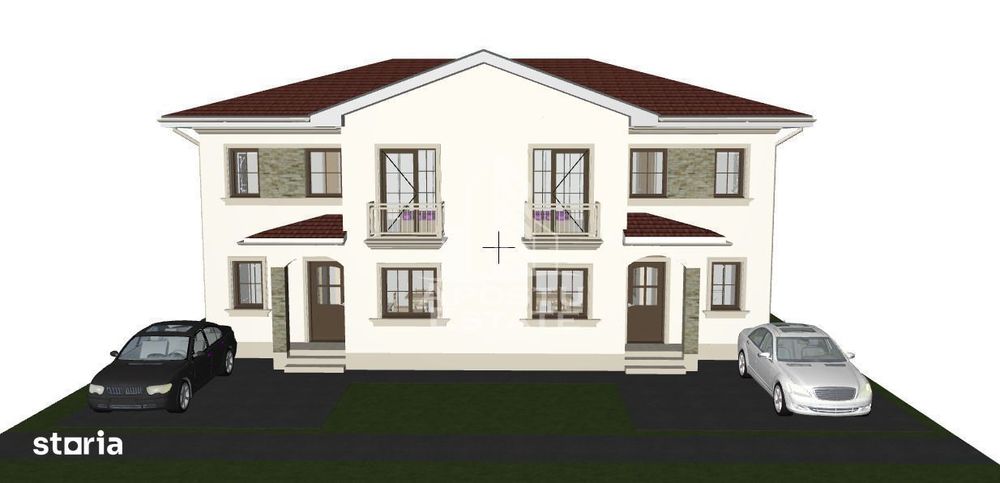 Jumatate de duplex la cheie,4 camere,constructie 2024 Mosnita Noua