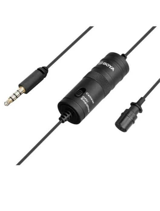 Микрофон брошка BOYA BY-M1, 3.5mm жак
