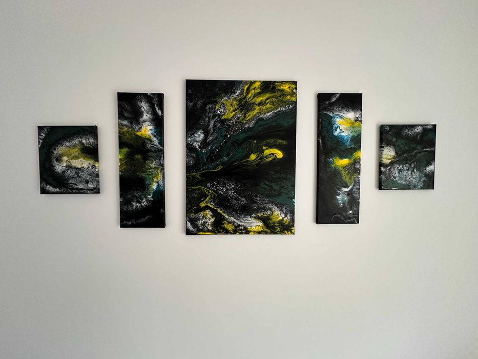 Set 5 tablouri canvas