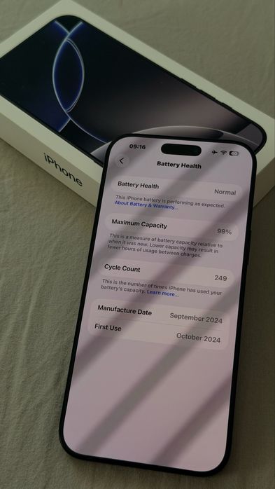 *Чисто Нов* | iPhone 16 Pro Max | 1TB | Black Titanium