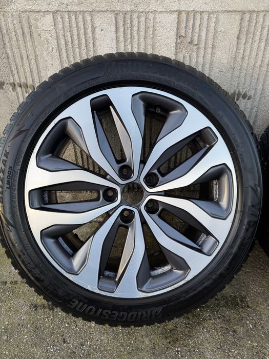 Jante Renault R18 cu anvelope de IARNĂ Bridgestone si senzori presiune