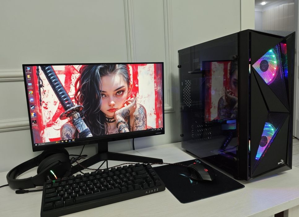 Мощный игровой компьютер Core i5-11400f, RTX2060 6Гб, ОЗУ 16Гб, 120Гб