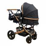 Carucior 3 In 1 0-36 Luni Belecoo Black, Landou, Scoica