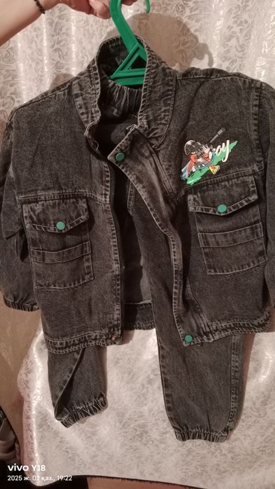 Джинсы костюм балаға