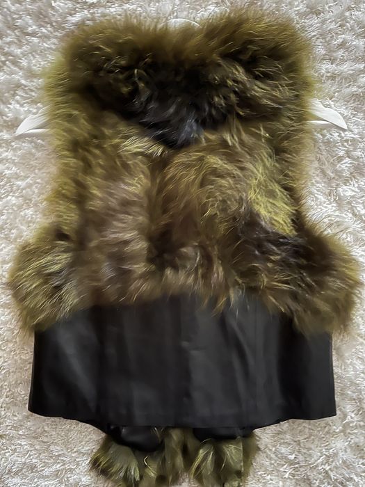 Vesta blana naturala dama