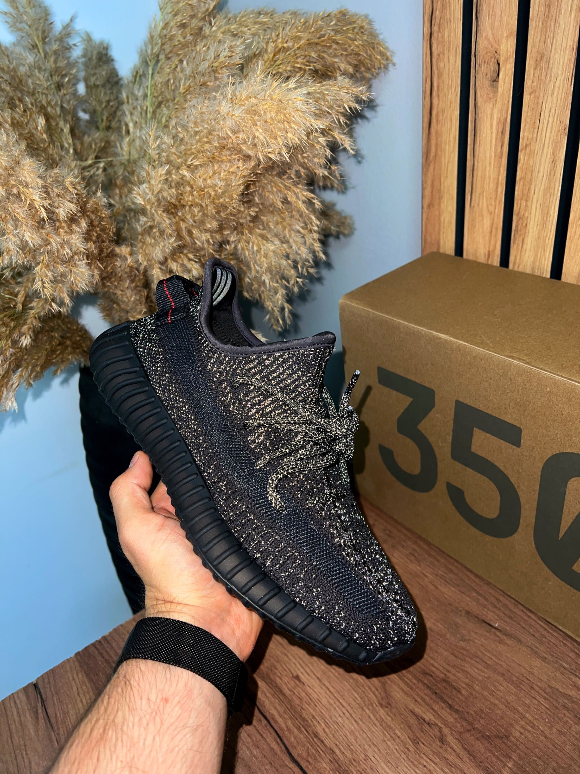 37-46 Adidas Yeezy Boost 350 V2 Static Black Rf