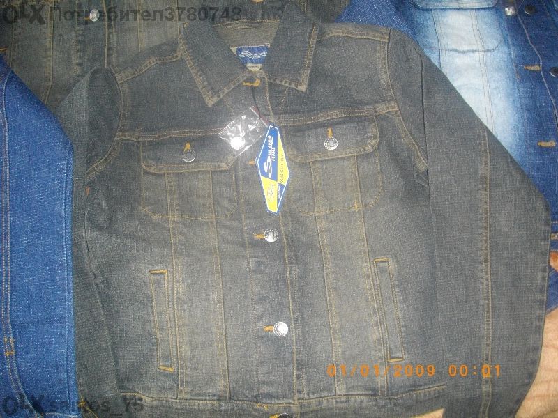 Нови Дънкови Якета-sul Serio Jeans-made in Italy-42-38-36 Номера-внос