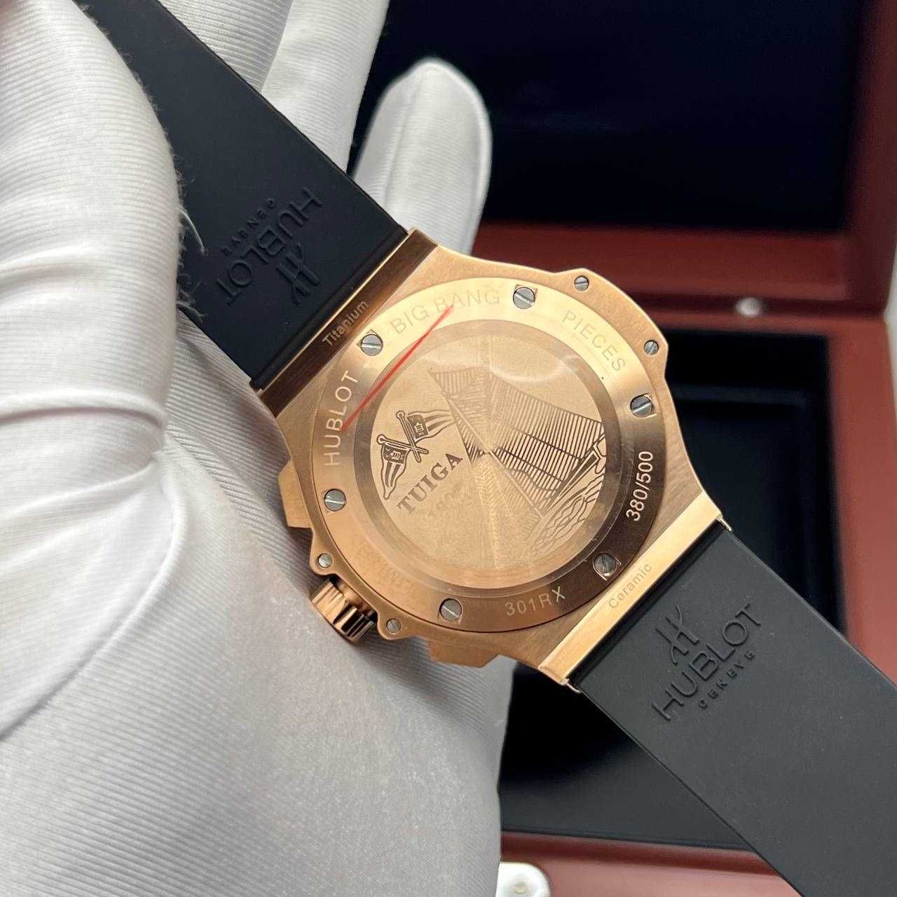 hb big bang 44mm злато