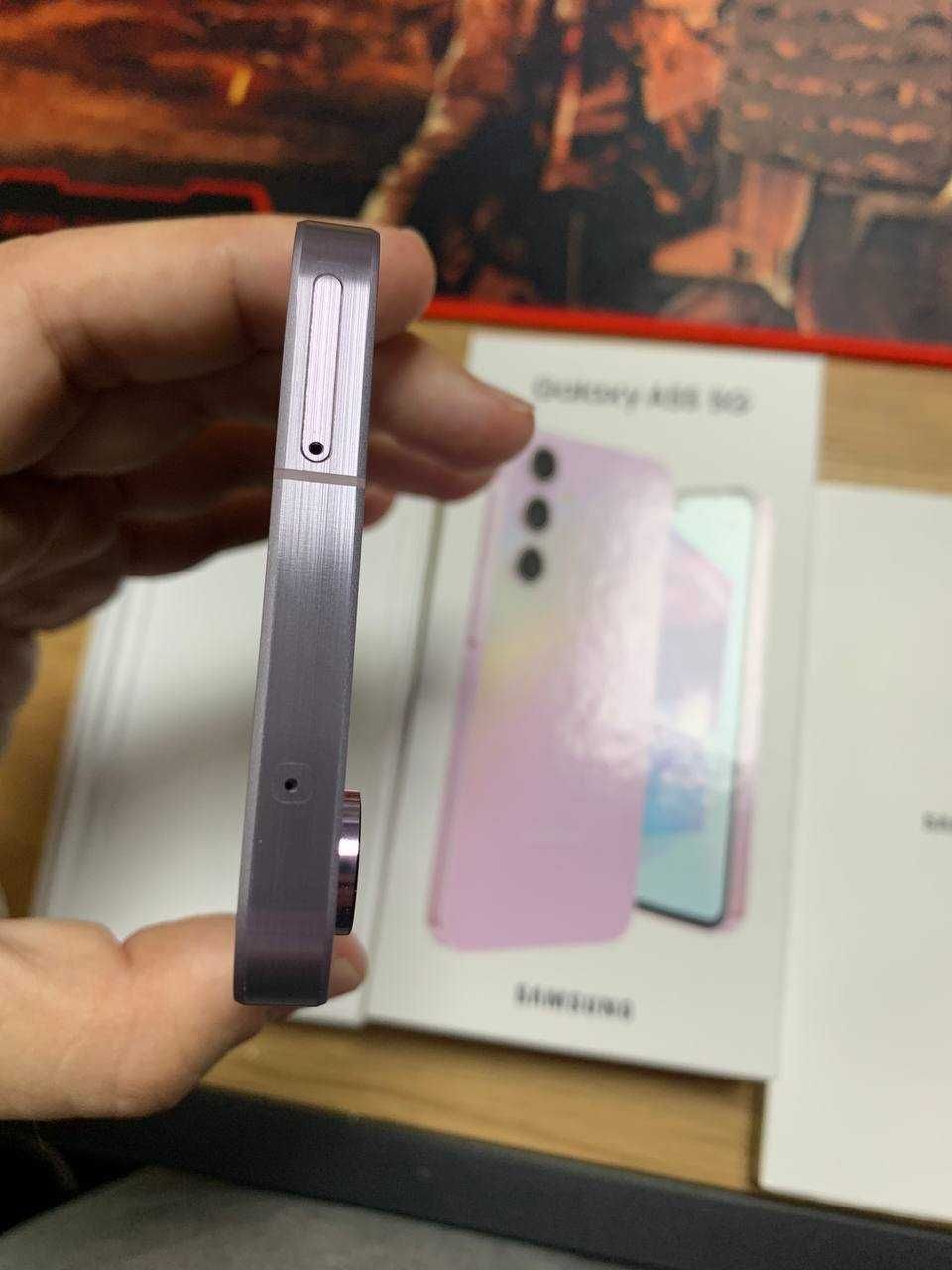 Смартфон Samsung Galaxy A55 5G, 8GB, 128GB, Lilac - SM-A556BLVAEUE