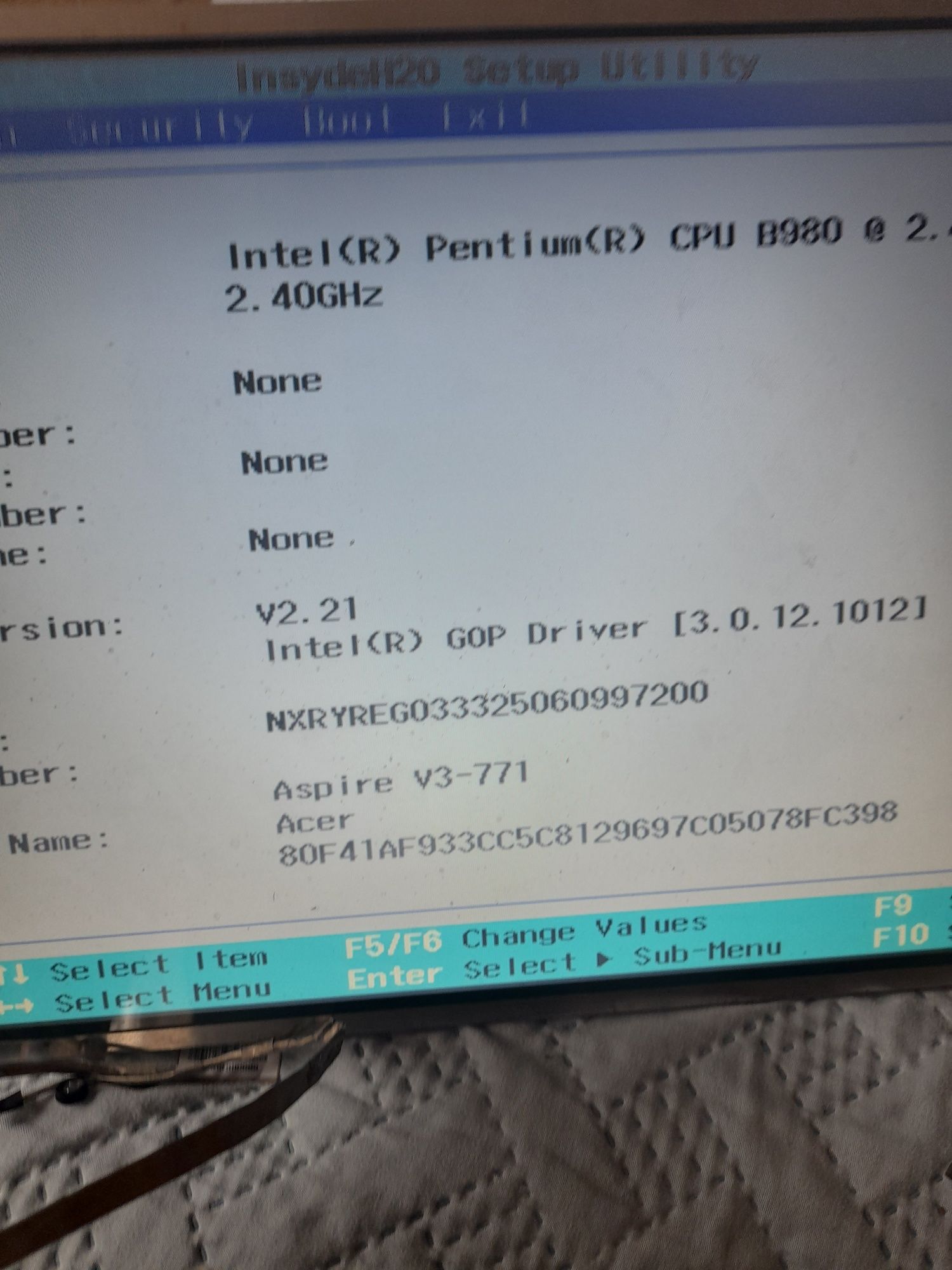 Placa de baza laptop Acer Aspire v3 771g fara defecte
