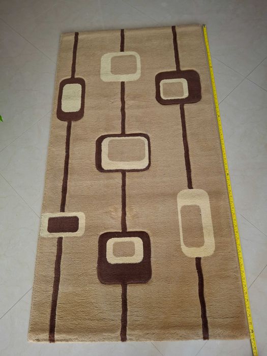 бежов кафяв килим 155/80см