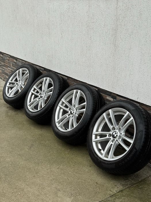 Vand jante originale BMW r17 echipate cu anvelope de iarna