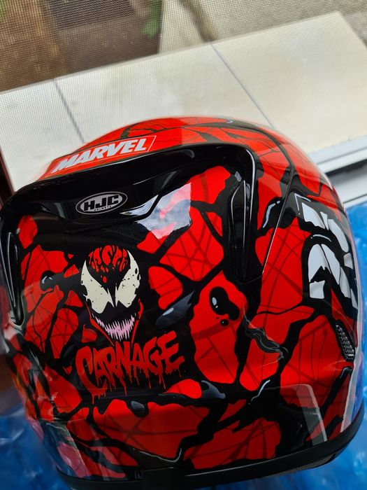 Casca moto Hjc Rpha11 Pro Carnage M L caNoua. Casca hjc venom/carnage