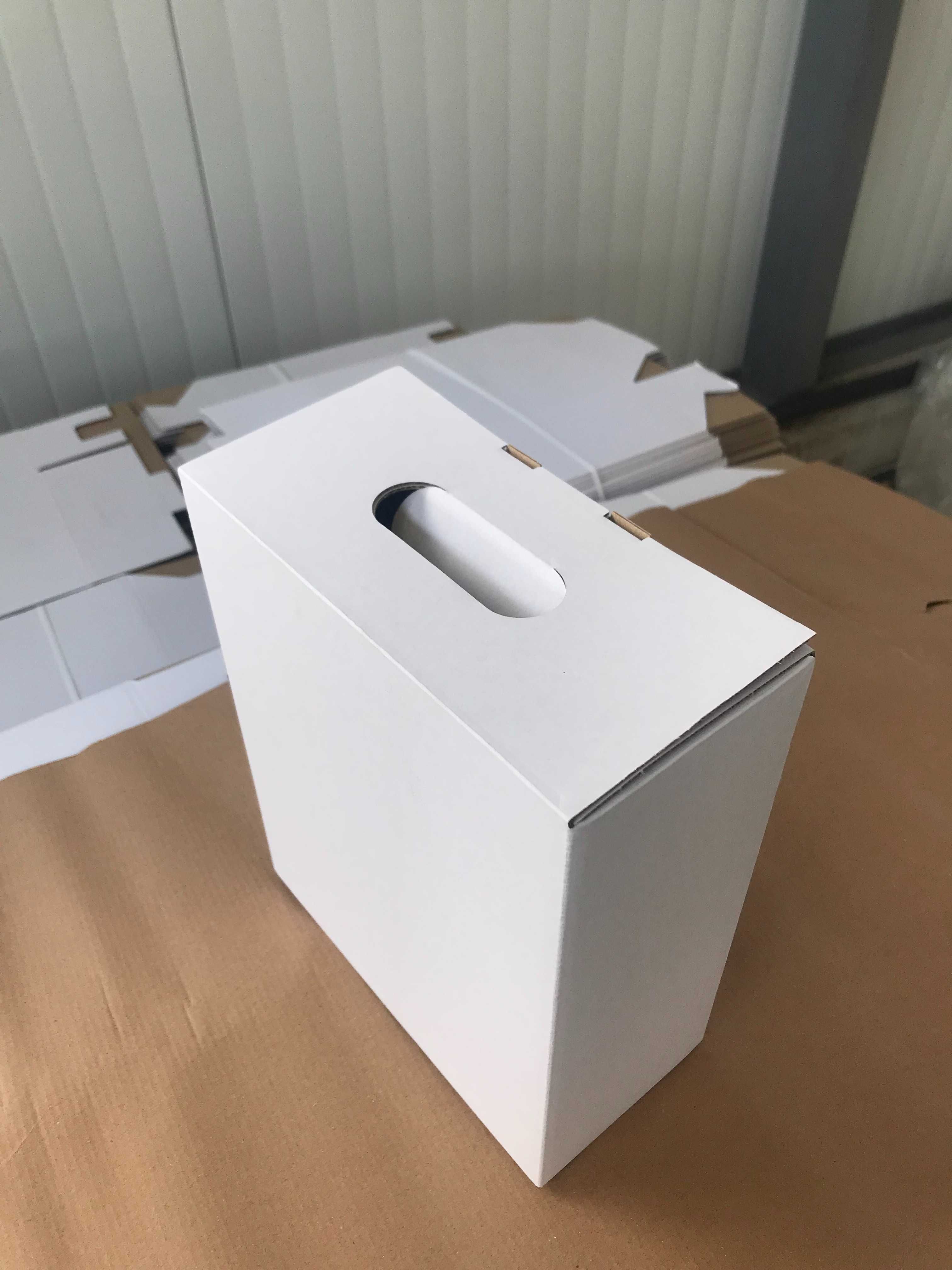 Кутии за Bag in Box картонени - 3 литра , бели с перфорация за кран
