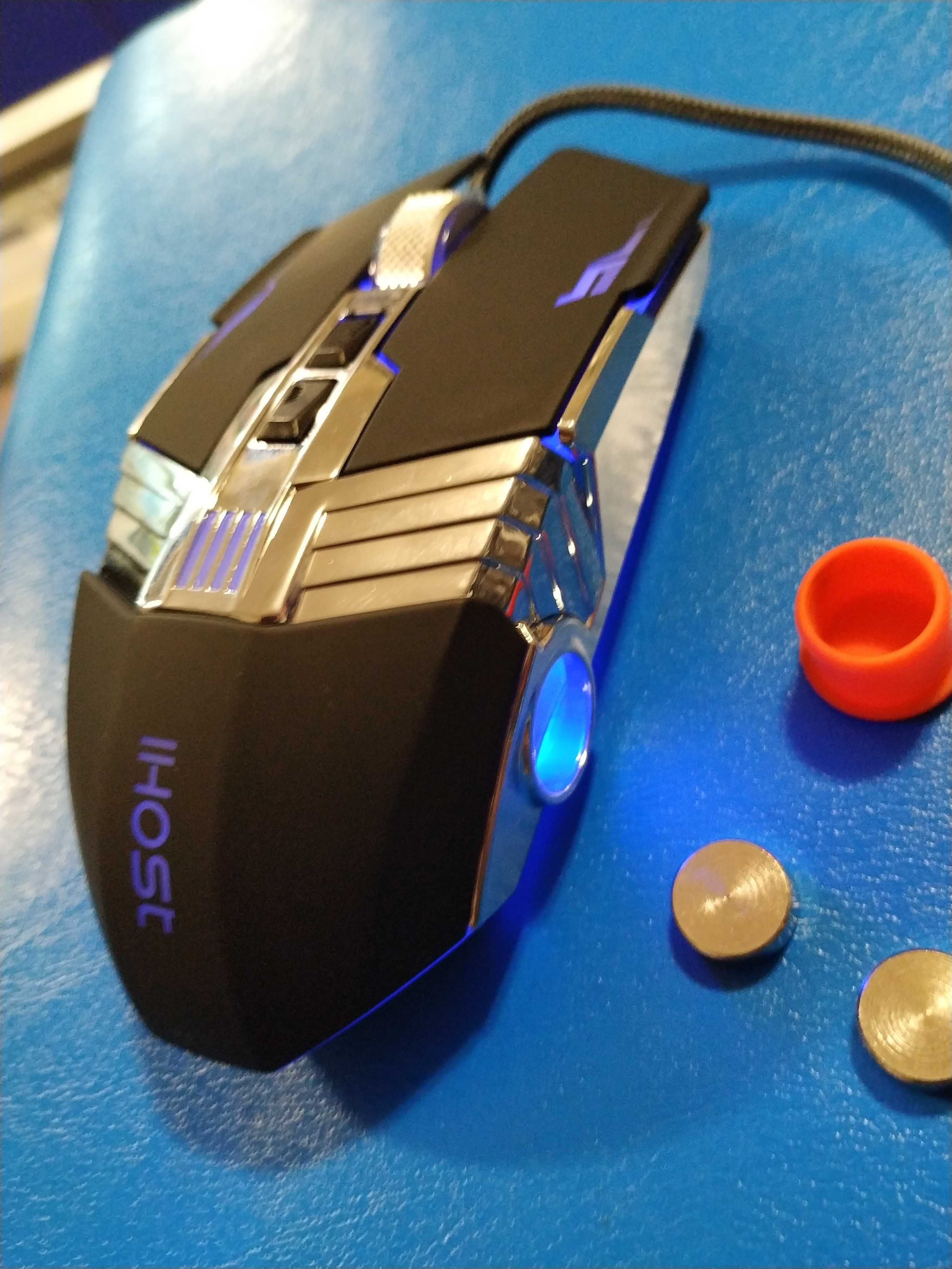 Игровая компьютерная мышка IHOST X8, 2400 DPI, 3D с утяжелителем
