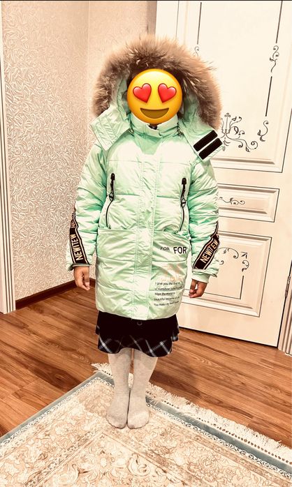 Зимняя куртка детская рост 135