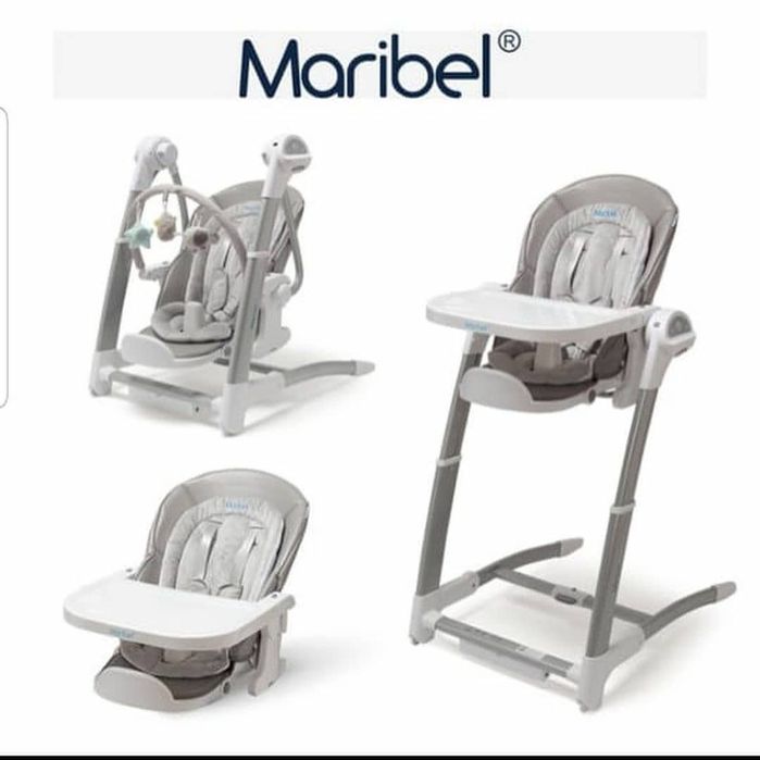 Стульчик для кормления, качеля 3 в 1 MARIBEL