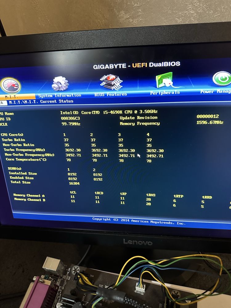 Продавам Дънна платка GIGABYTE H81-D3 процесор i5 4690к и рам 16гб