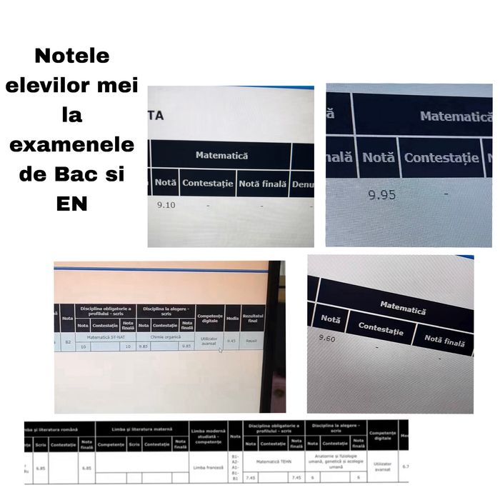 Meditatii matematica I-XII