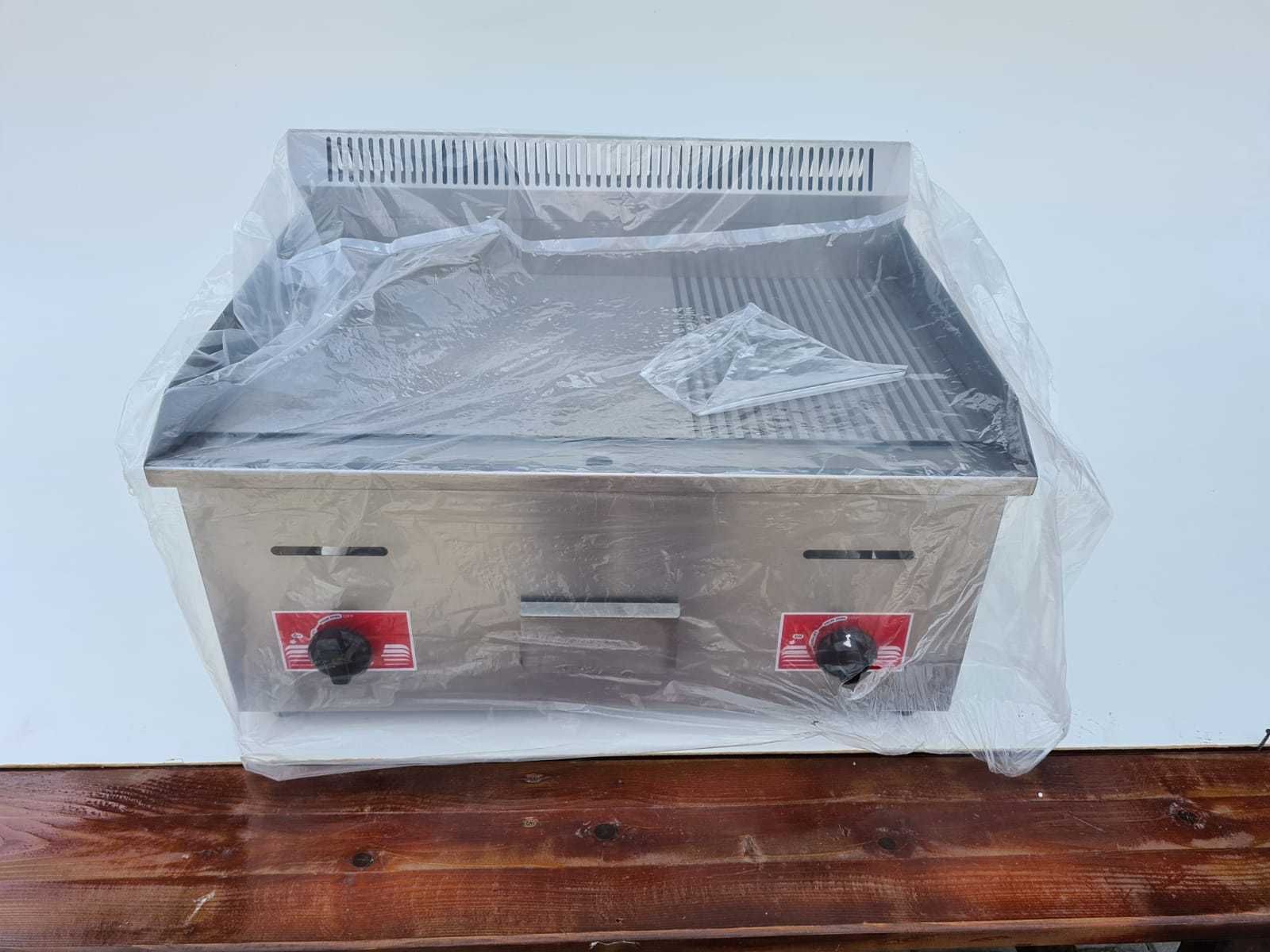 Plita de gatit grill pe gaz neted / striat 730x420mm TRANSPORT GRATUIT
