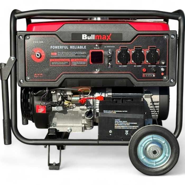 Генератор за ток 6,5 KW монофазен, АВР, 50hz, Три гнезда