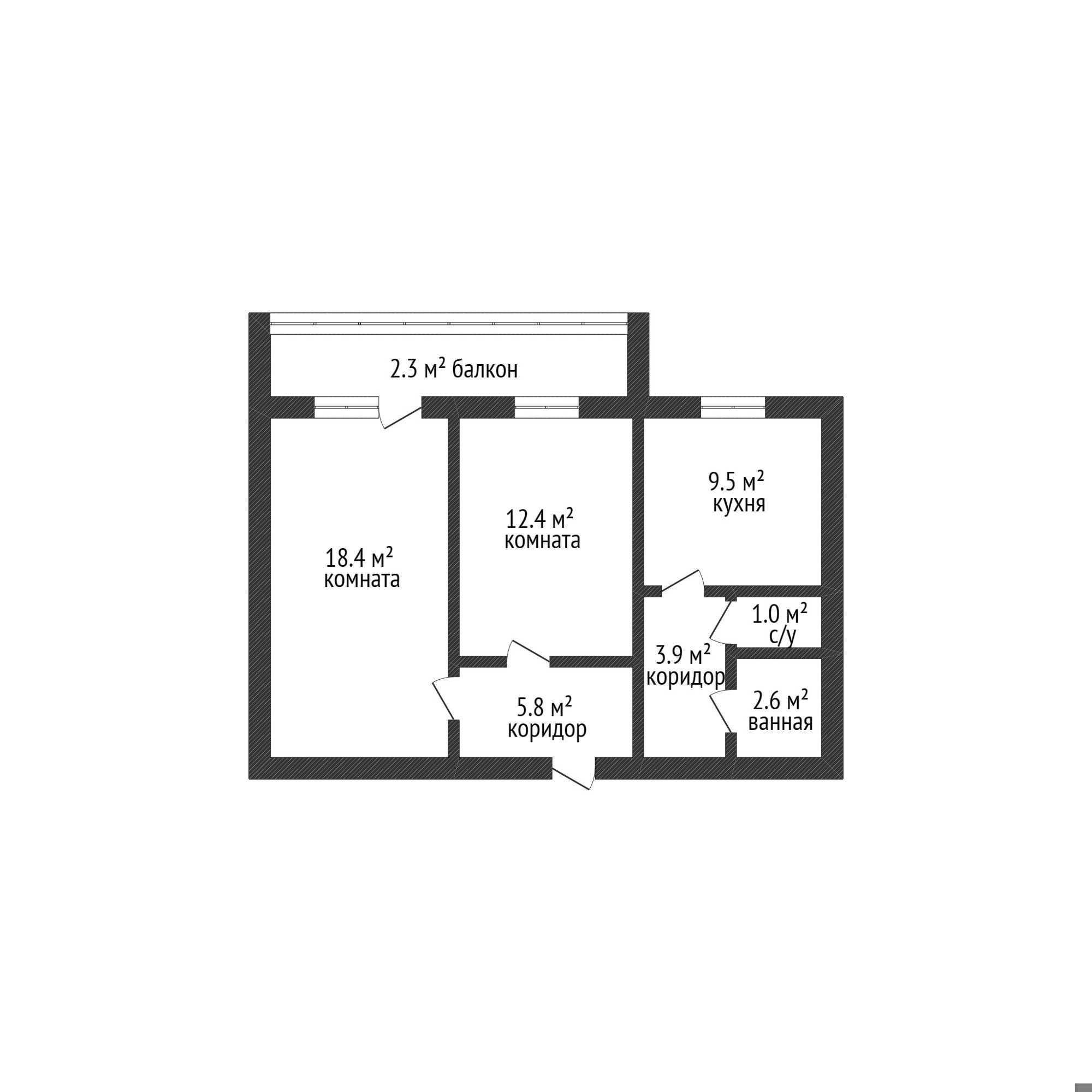 Продажа 2-комнатной квартиры 8 мкр