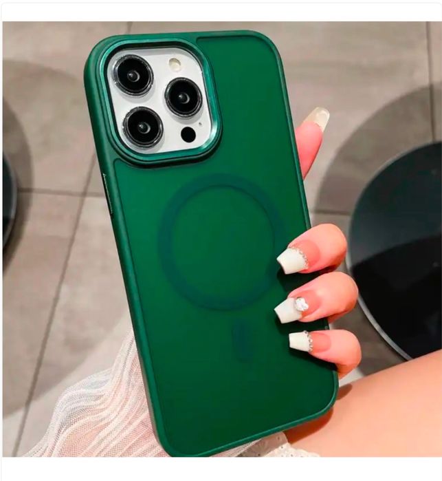 Iphone 14/15/16/17/PRO/MAX/PLUS Husa Magsafe Spate Mat Magnetic Inside